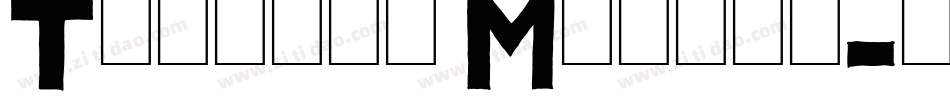 Tanggul Market字体转换